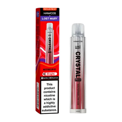 Lost Mary x Hawcos Crystal 600 Prefilled Pod Kit - Watermelon Ice