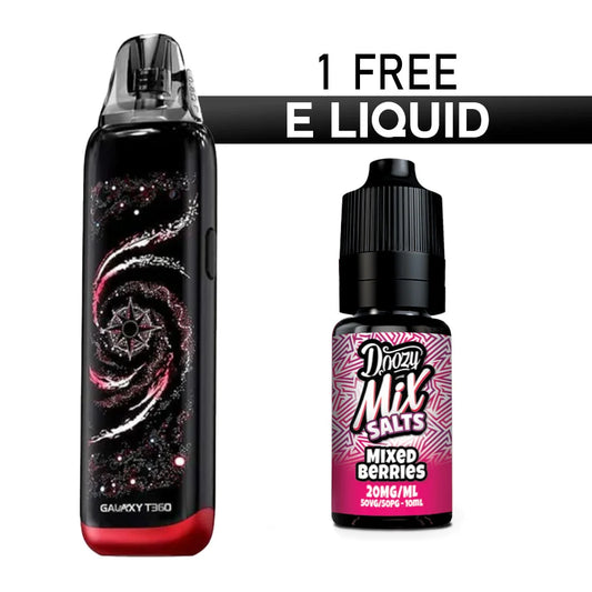Lost Vape Galaxy T360 Pod Kit With Free Nic Salt