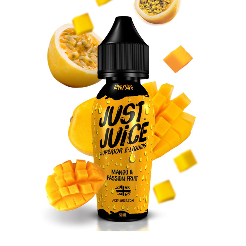 Mango & Passion Fruit 50ml Shortfill E-Liquid by Just Juice