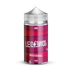 Mixed Berries 200ml Shortfill E Liquid by Legends