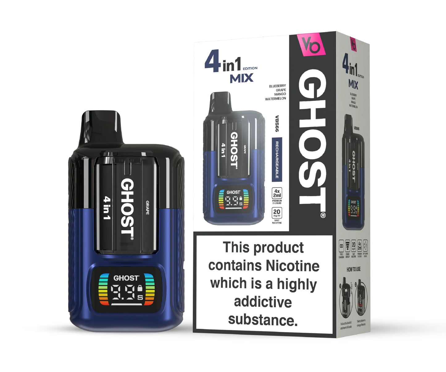Ghost 2400 Kit by Vapes Bars