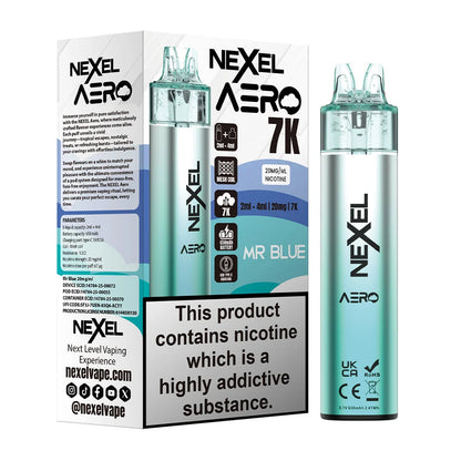 Nexel Aero 7K Prefilled Pod Kit - Mr Blue