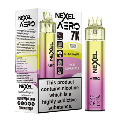 Nexel Aero 7K Prefilled Pod Kit - Pink Lemonade