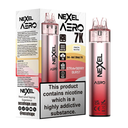 Nexel Aero 7K Prefilled Pod Kit - Strawberry Burst