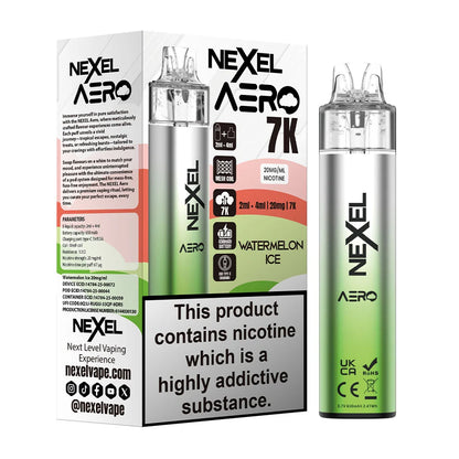 Nexel Aero 7K Prefilled Pod Kit - Watermelon Ice