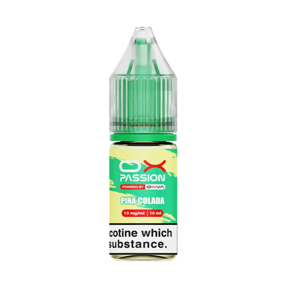 OX Passion 10ml Nic Salt E Liquid (Pack of 10) - Pina Colada