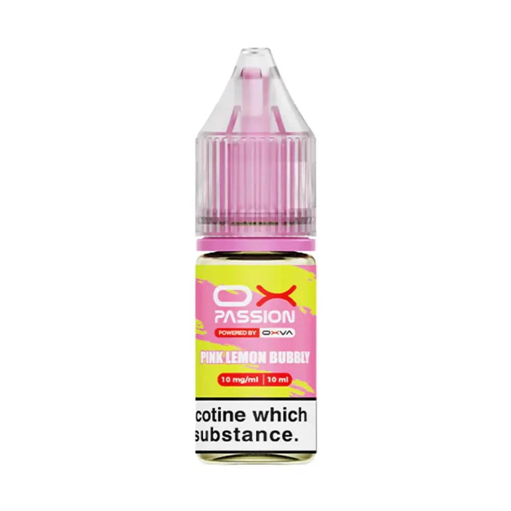 OX Passion 10ml Nic Salt E Liquid (Pack of 10) - Pink Lemon Burst