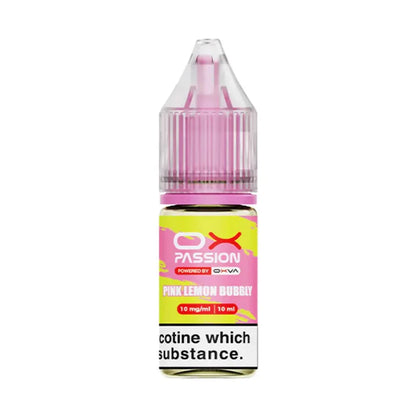 OX Passion 10ml Nic Salt E Liquid (Pack of 10) - Pink Lemon Burst