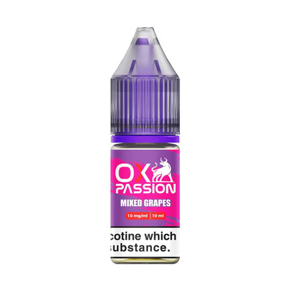 OX Passion 10ml Nic Salt E Liquid (Pack of 10)