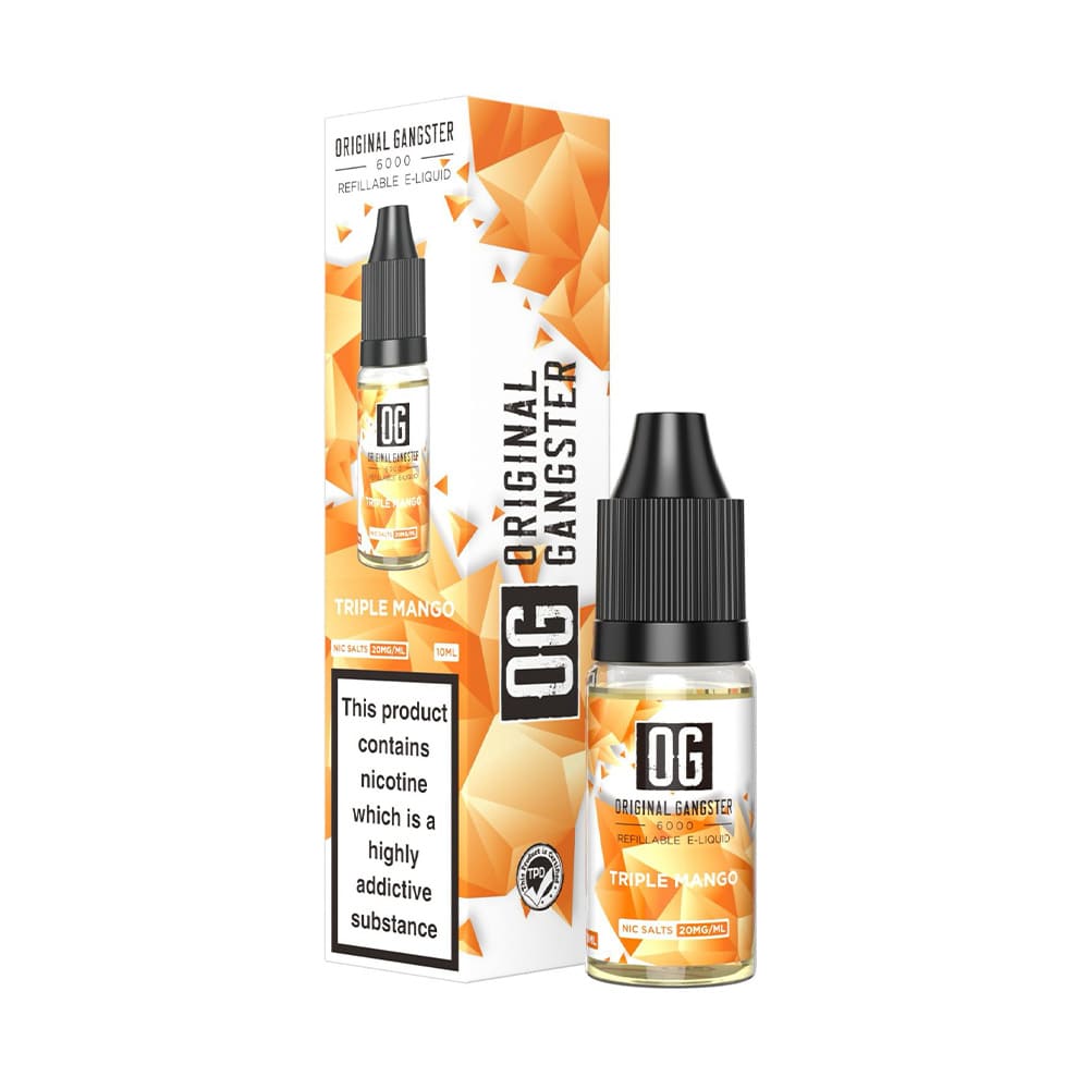 Original Gangster 10ml Nic Salt Eliquid (Pack of 10)