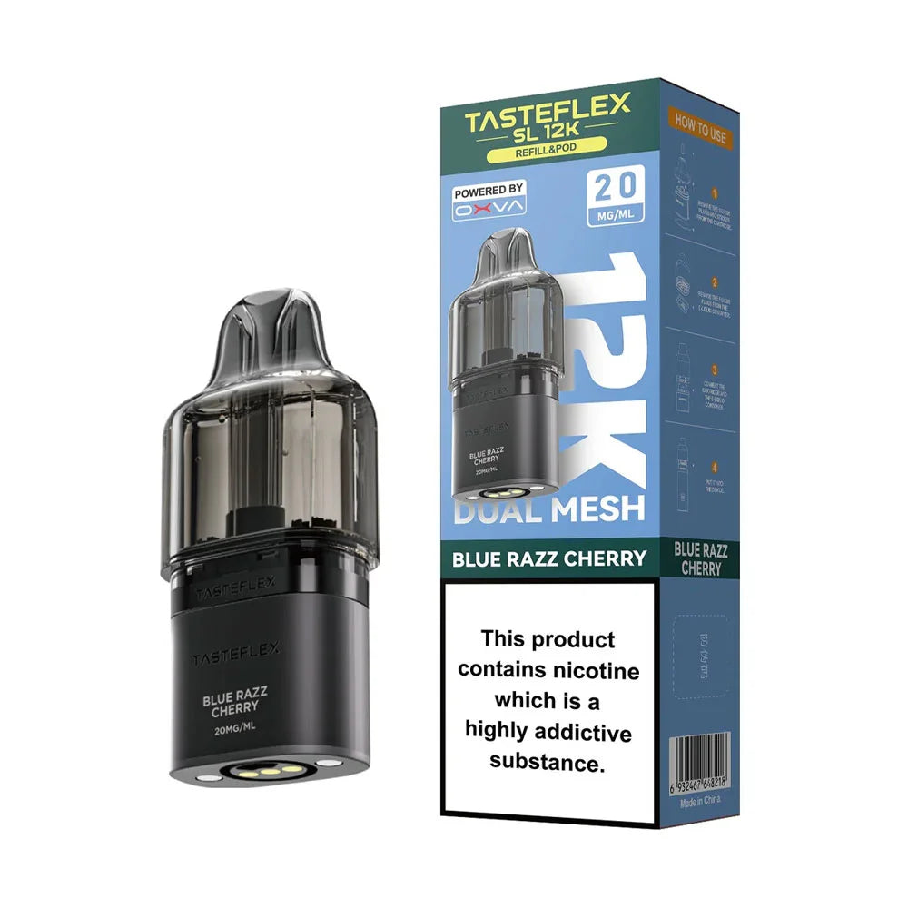 Oxva Tasteflex SL 12K Prefilled Pods - Blue Razz Cherry