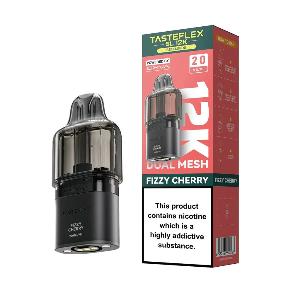 Oxva Tasteflex SL 12K Prefilled Pods - Fizzy Cherry