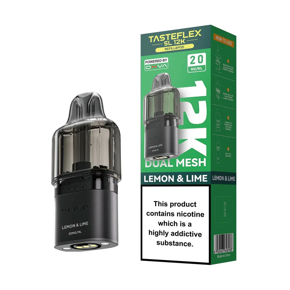 Oxva Tasteflex SL 12K Prefilled Pods - Lemon & Lime