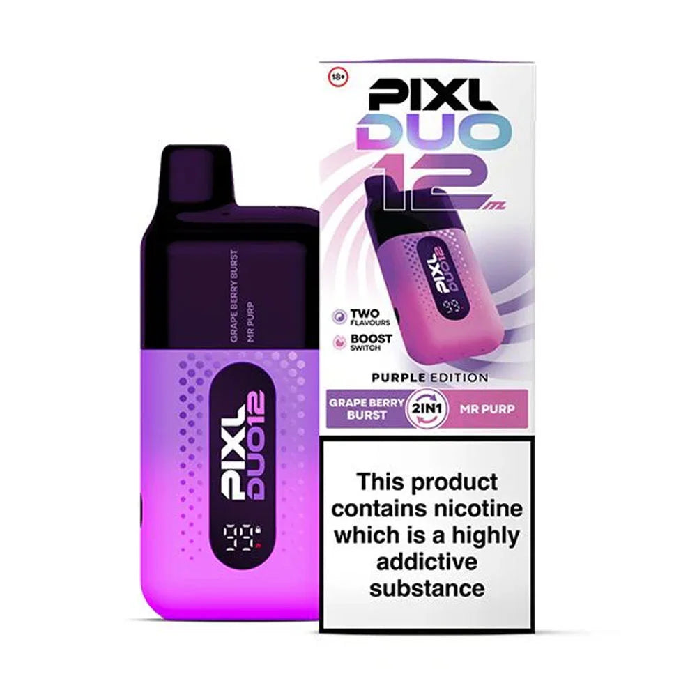 PIXL Duo 12K Prefilled Pod Kit - Purple Edition