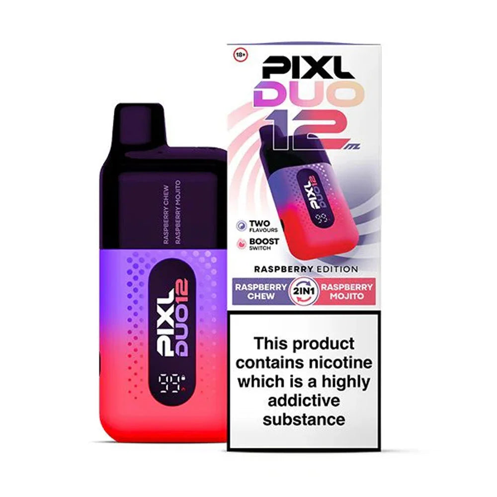 PIXL Duo 12K Prefilled Pod Kit - Raspberry Edition