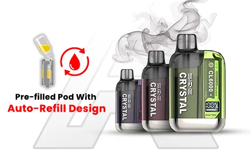 Pre filled Pod With Auto Refill Design