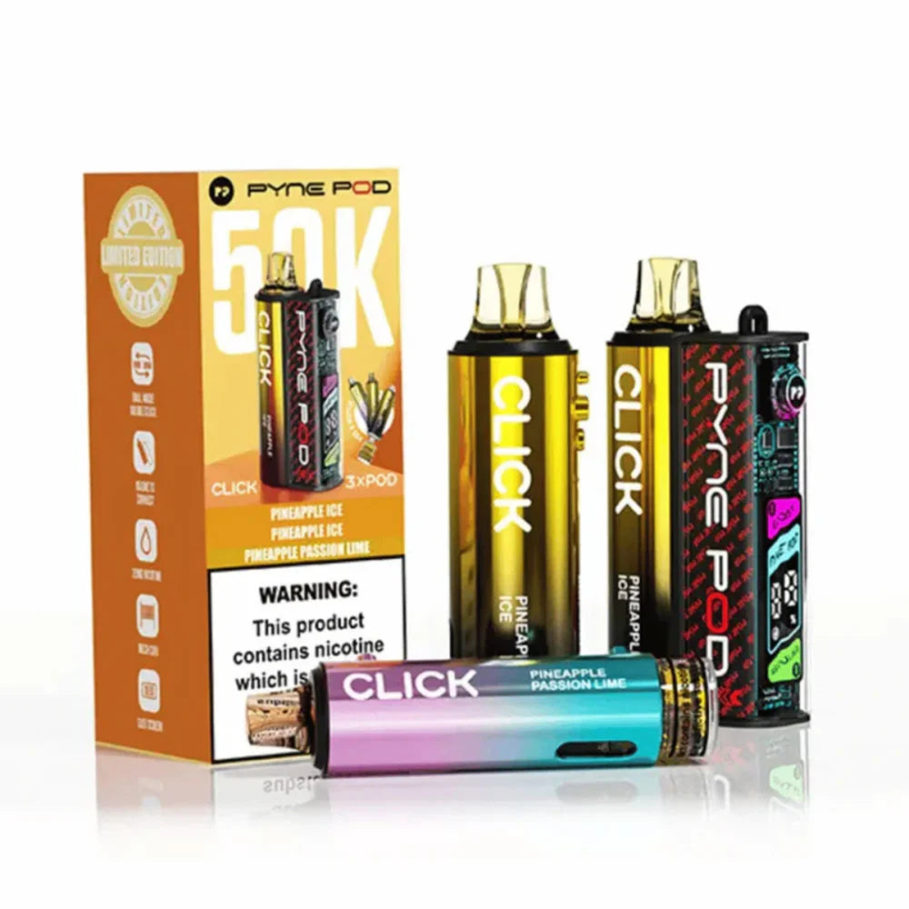 Pyne Pod Click 50K Puffs Prefilled Pod Kit - Pineapple Edition