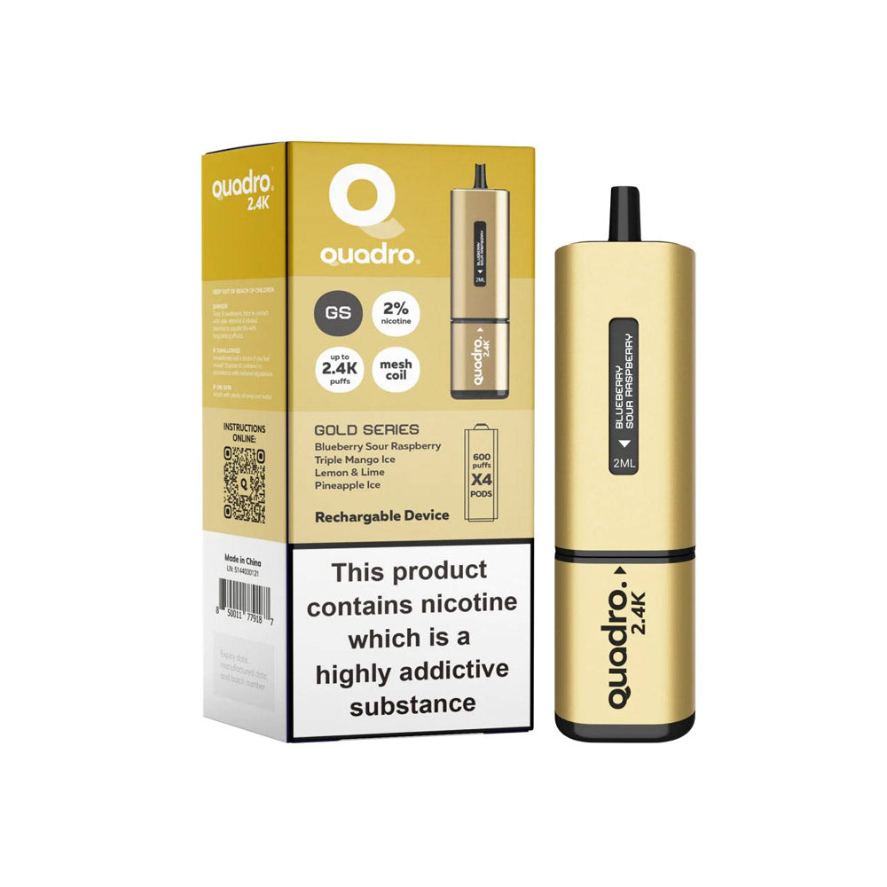 Quadro 4 in 1 2400 Puffs Disposable Vape