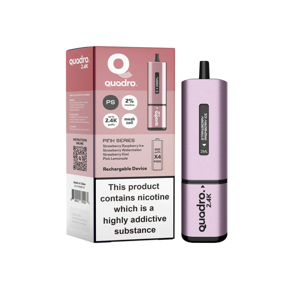 Quadro 4 in 1 2400 Puffs Disposable Vape