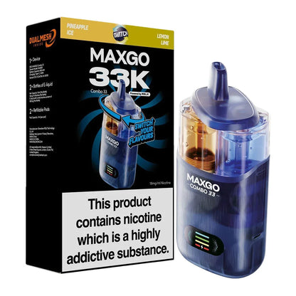 RELX Maxgo 33K Prefilled Pod Kit - Lemon Lime / Pineapple Ice