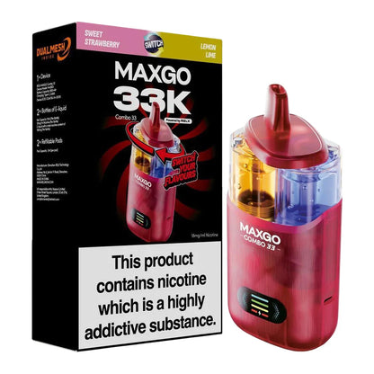 RELX Maxgo 33K Prefilled Pod Kit - Lemon Lime / Sweet Strawberry