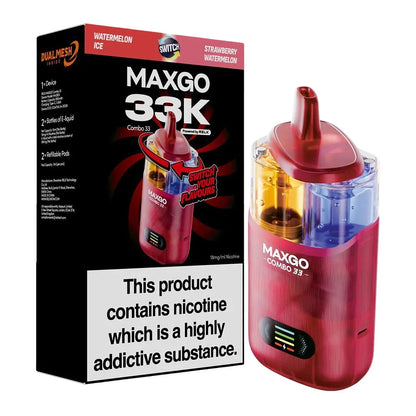 RELX Maxgo 33K Prefilled Pod Kit - Strawberry Watermelon / Watermelon Ice