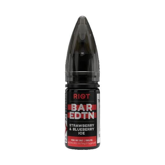 Strawberry Blueberry Ice Riot Squad BAR EDTN 10ml Nic Salt E Liquid