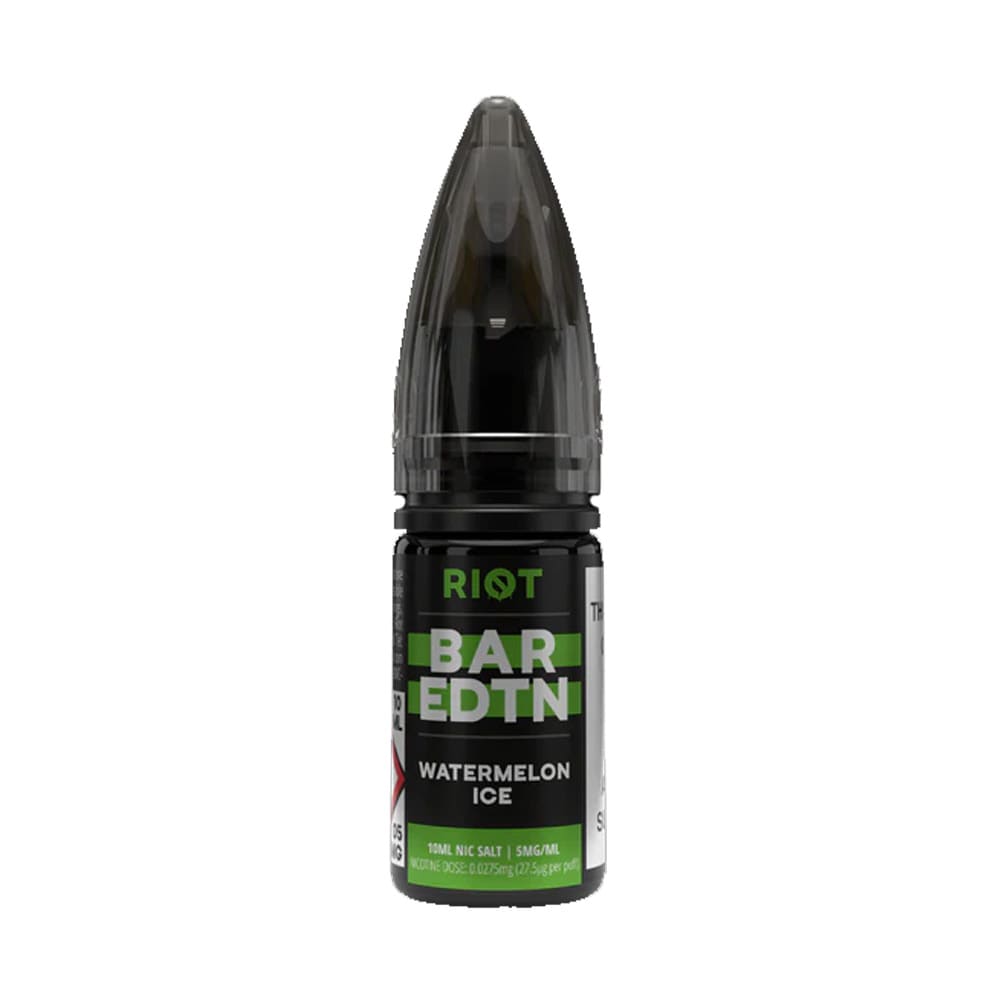Watermelon Ice Riot Squad BAR EDTN 10ml Nic Salt E Liquid