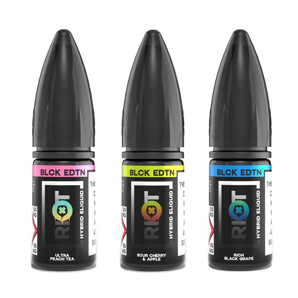 Riot Squad Black Edition 10ml Nic Salt E Liquid
