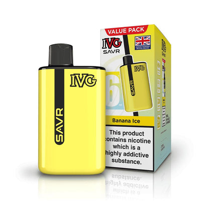 IVG SAVR 3000 Puffs Vape Kit - Banana Ice
