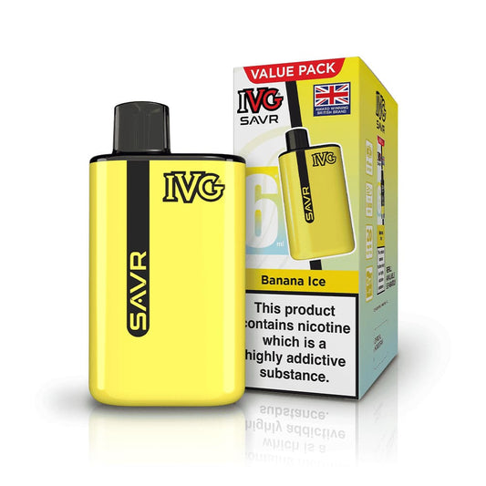 IVG SAVR 3000 Puffs Vape Kit - Banana Ice