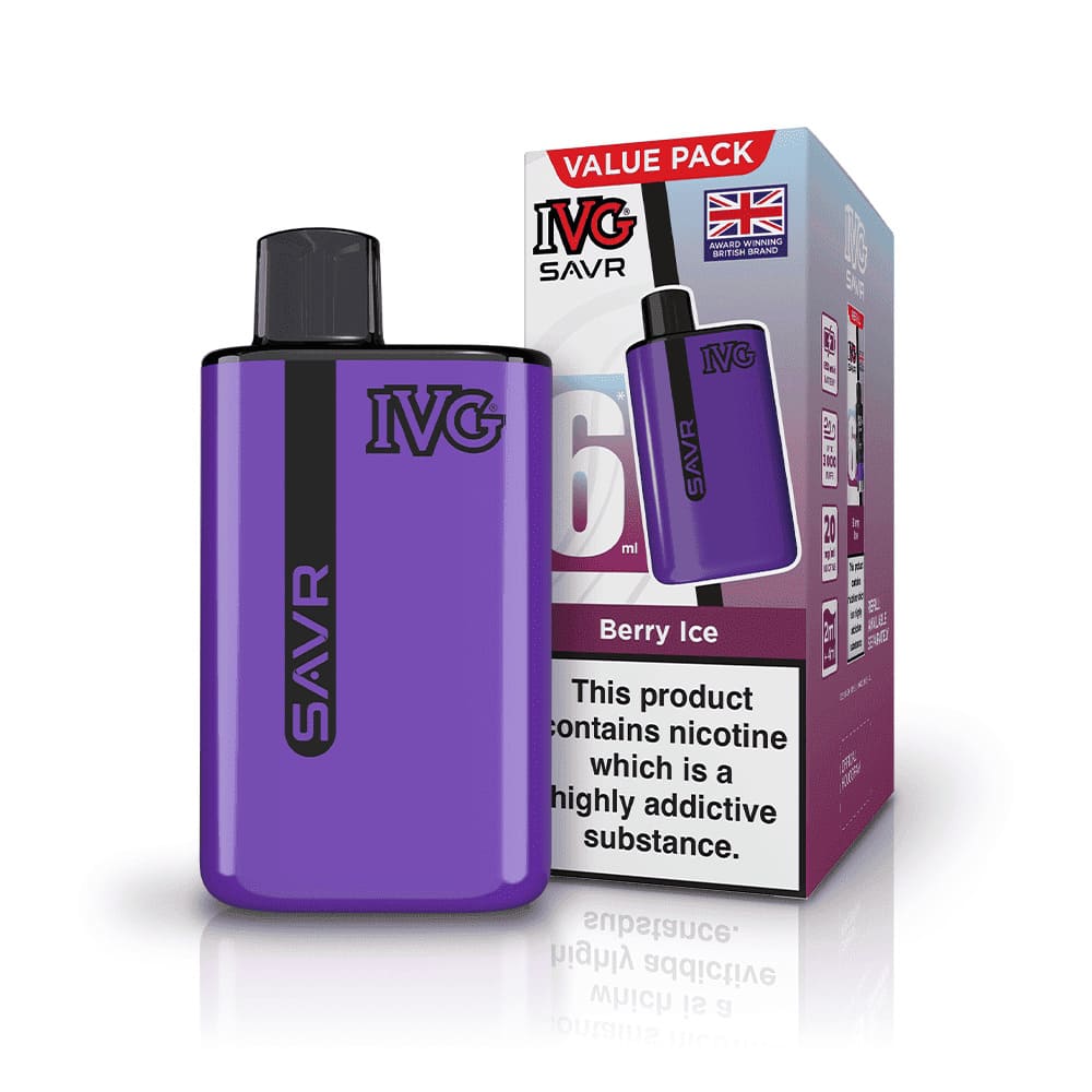 IVG SAVR 3000 Puffs Vape Kit - Berry Ice