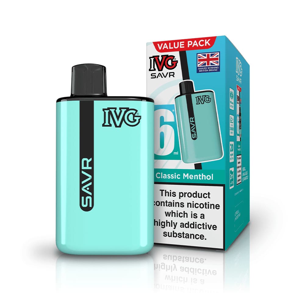 IVG SAVR 3000 Puffs Vape Kit - Classic Menthol