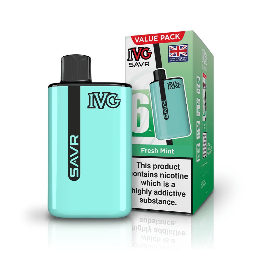 IVG SAVR 3000 Puffs Vape Kit - Fresh Mint