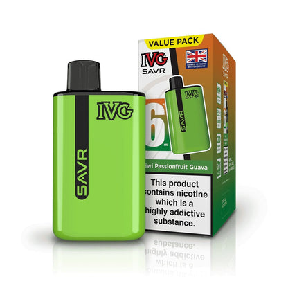 IVG SAVR 3000 Puffs Vape Kit - Kiwi Passionfruit Guava