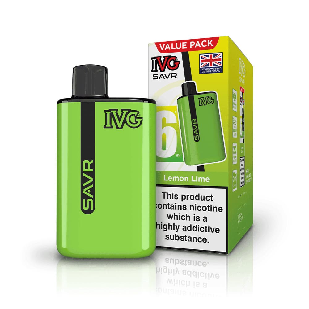IVG SAVR 3000 Puffs Vape Kit - Lemon Lime