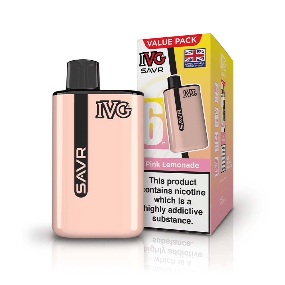 IVG SAVR 3000 Puffs Vape Kit - Pink Lemonade