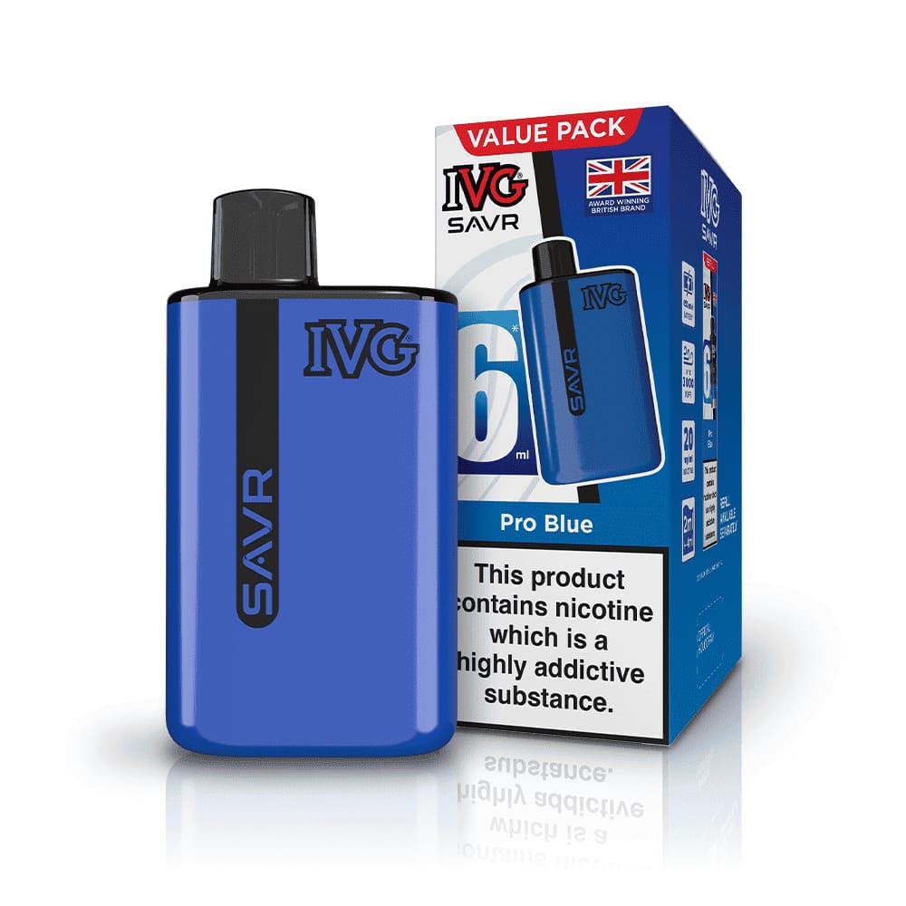 IVG SAVR 3000 Puffs Vape Kit - Pro Blue