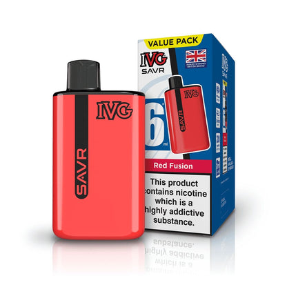 IVG SAVR 3000 Puffs Vape Kit - Red Fusion