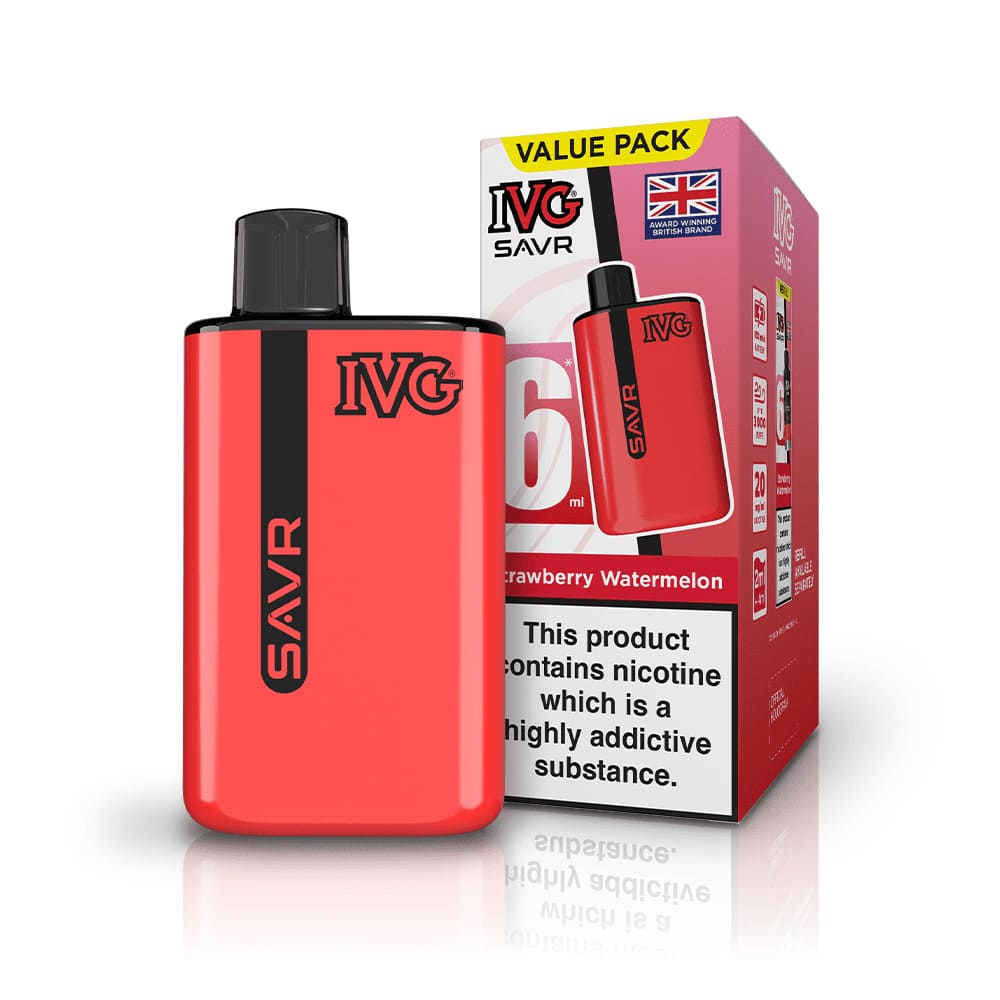 IVG SAVR 3000 Puffs Vape Kit - Strawberry Watermelon
