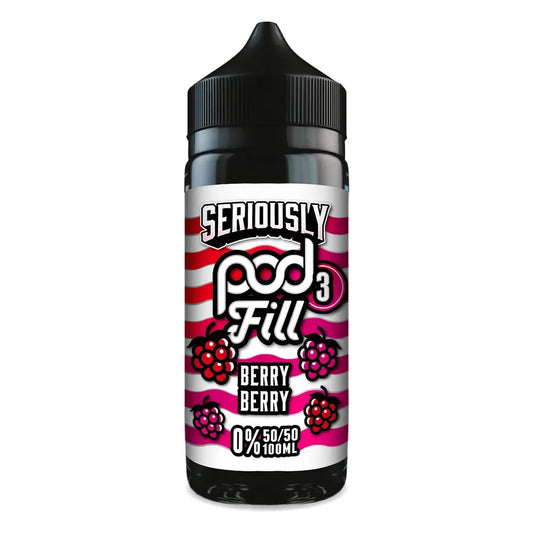 Doozy Seriously Pod Fill 3 100ml Shortfill E Liquid - Berry Berry