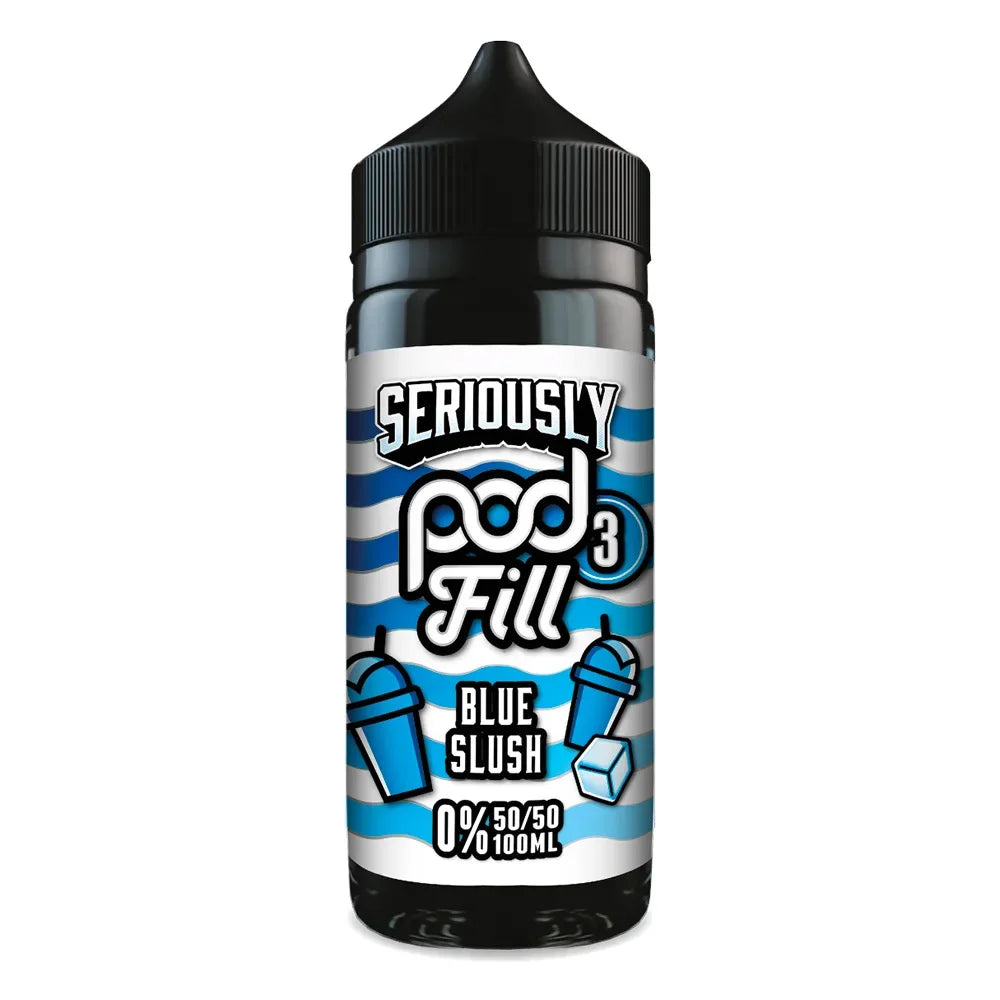 Doozy Seriously Pod Fill 3 100ml Shortfill E Liquid - Blue Slush