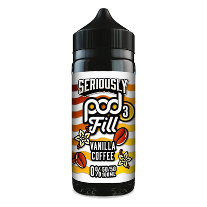 Doozy Seriously Pod Fill 3 100ml Shortfill E Liquid - Vanilla Coffee