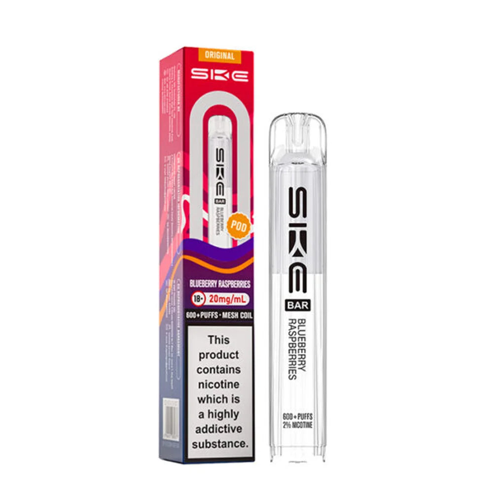 SKE Crystal Original 600 Prefilled Pods - Blueberry Raspberries