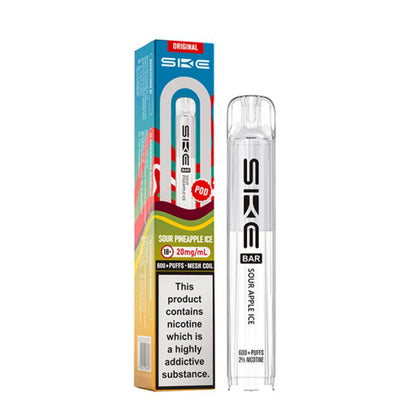 SKE Crystal Original 600 Prefilled Pods - Sour Pineapple Ice