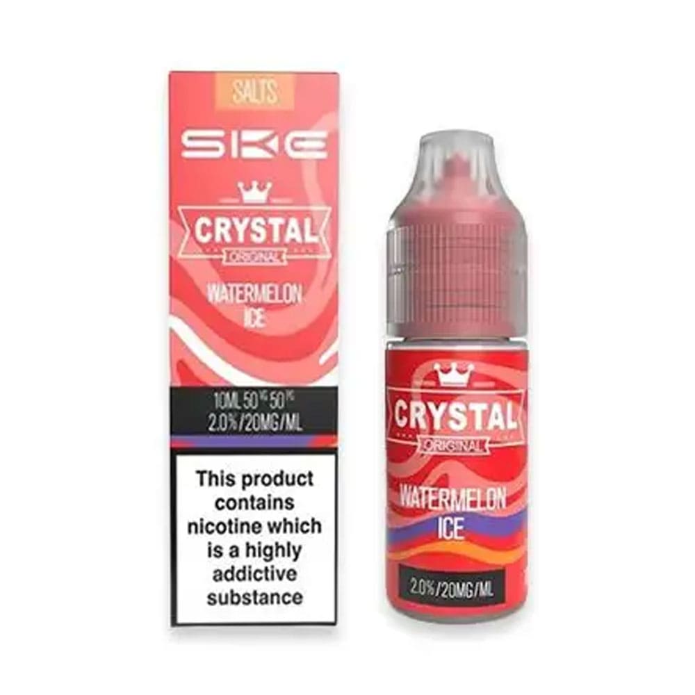 SKE Crystal Original Watermelon Ice 10ml Nic Salt E Liquid
