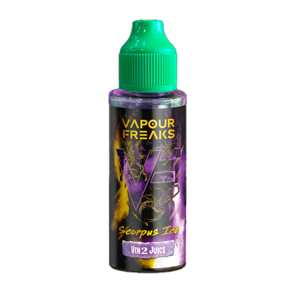 Scorpus On Ice 100ml Shortfill E Liquid By Vapour Freaks