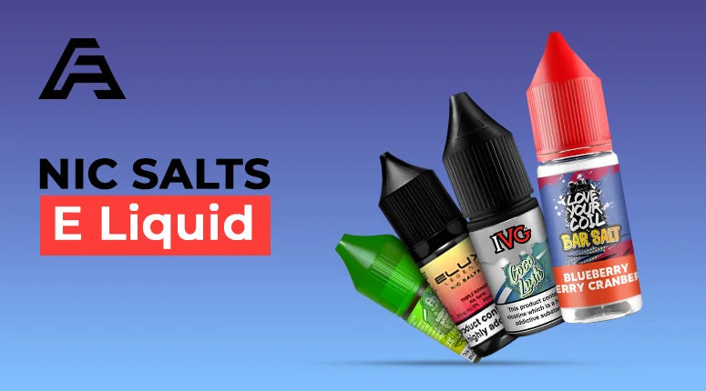 Selection of nicotine salt vape juices ideal for MTL vaping