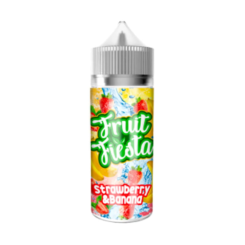 Strawberry and Banana 100ml Shortfill E-Liquid by Fruit Fiesta
