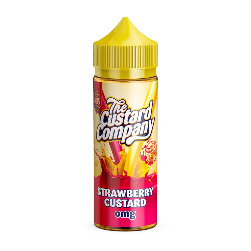 Strawberry Custard 100ml Shortfill E-liquid by The Custard Company